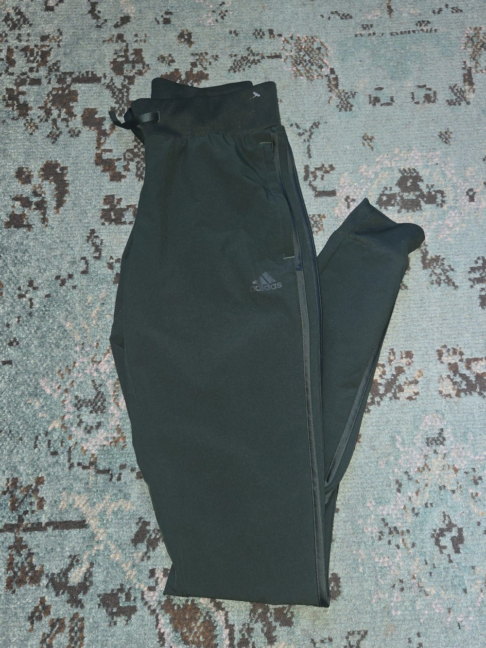 Adidas Dark Green Performance Track Pants